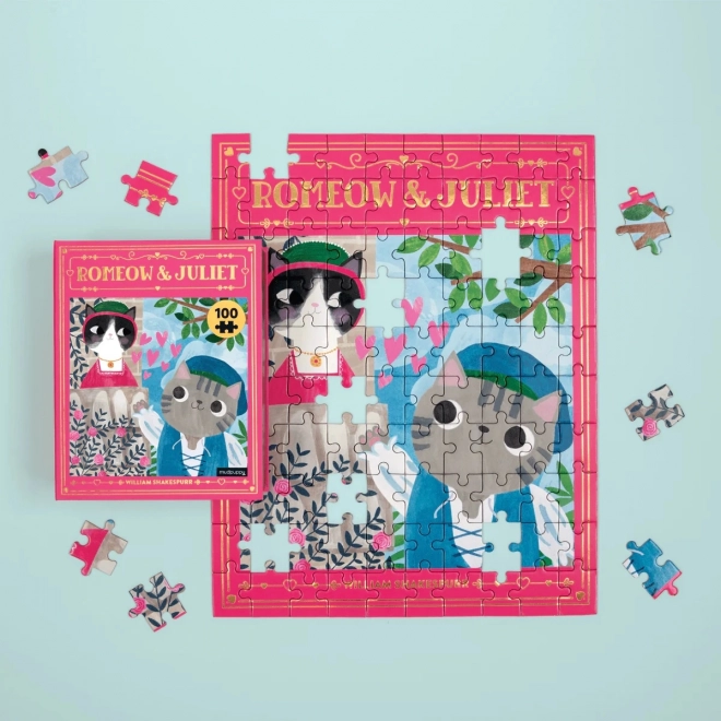 Puzzle Kočky Romeow & Juliet 100 dílků