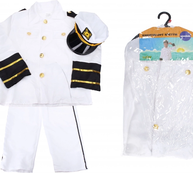 Set karneval - námořník M 110-120 cm