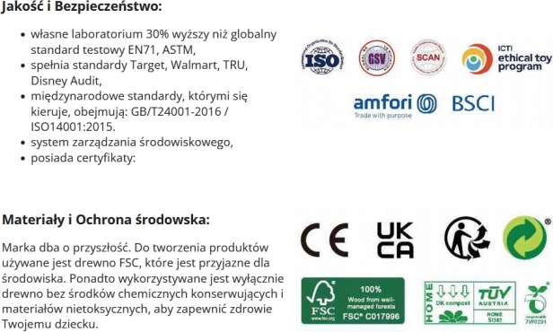 Dřevěná harmonika Classic World pro děti