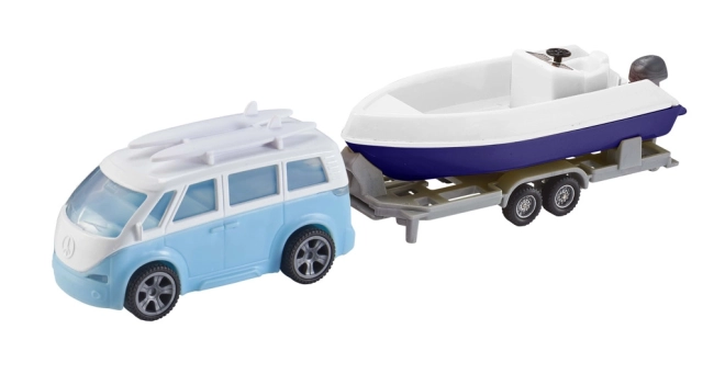 Teamsterz karavan s přívěsem a lodí