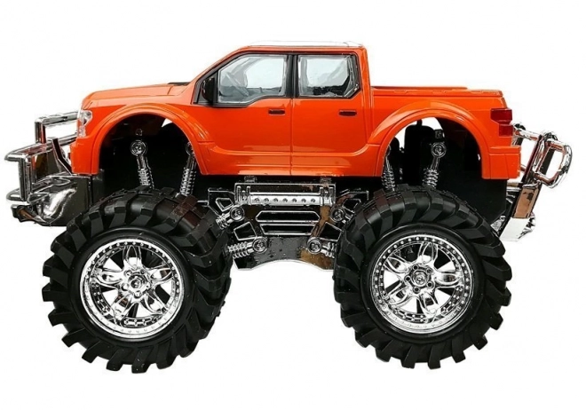 Sada vozidel Červený Monster Truck Černé BMW Nákladní auto 58 cm