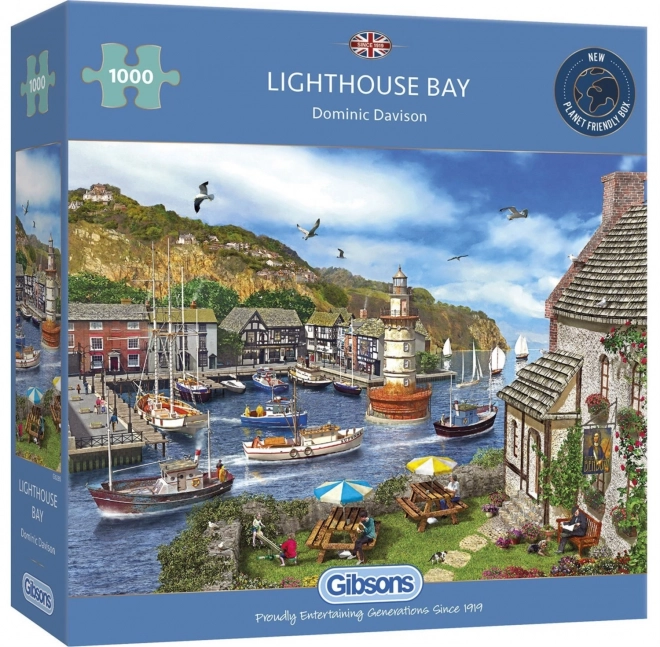 GIBSONS Puzzle Zátoka s majákem 1000 dílků