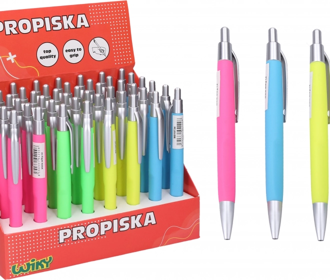Kuličková propiska s více barvami