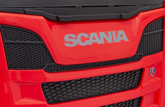 Dětský automobil Scania R-SERIE na baterie - Červená