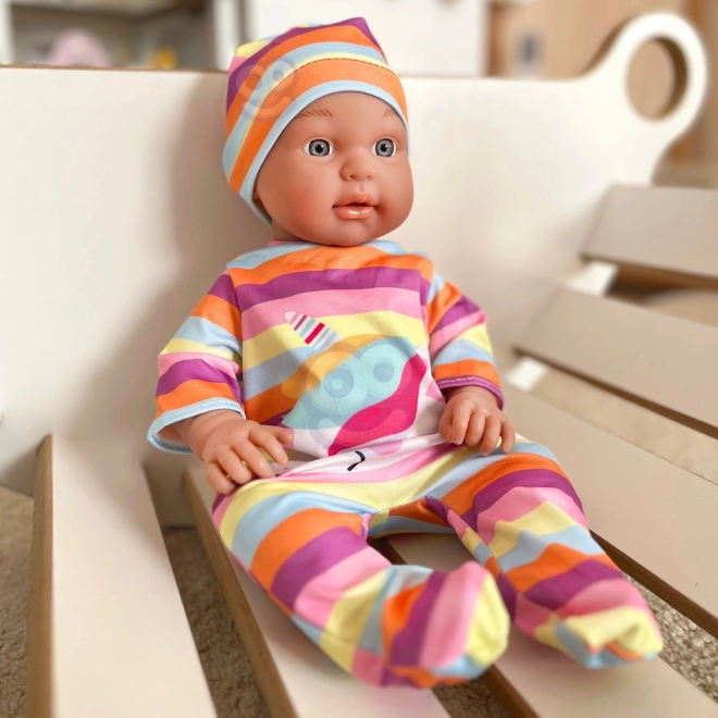 Woopie královské oblečení pro panenky jednorožec set obleček čepička 43-46 cm