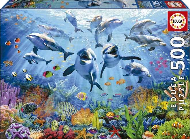 EDUCA Puzzle Zábava pod hladinou 500 dílků