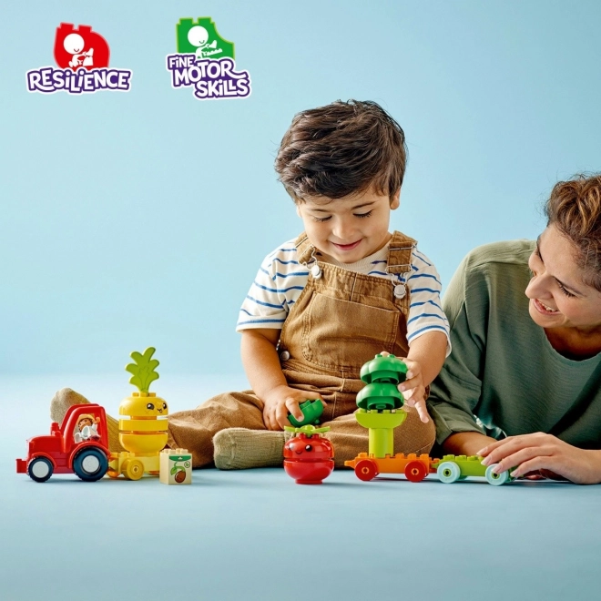 Traktor s ovocem a zeleninou DUPLO