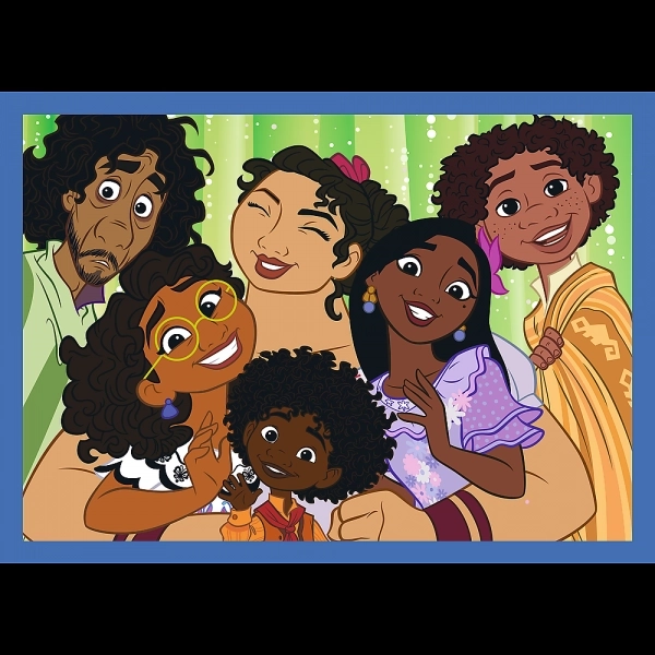 TREFL Puzzle Disney 100 let: Disneyho veselý svět 4v1 (35,48,54,70 dílků)