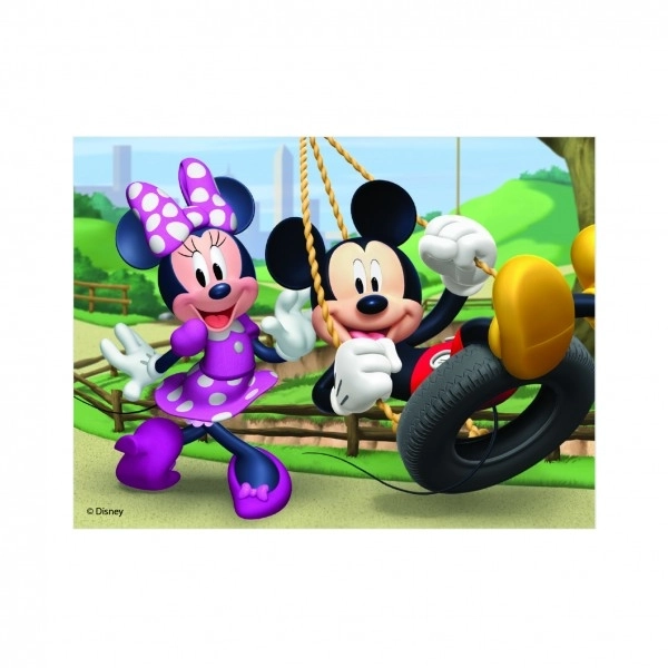 MICKEY A MINNIE 12 Dřevěné licenční kostky