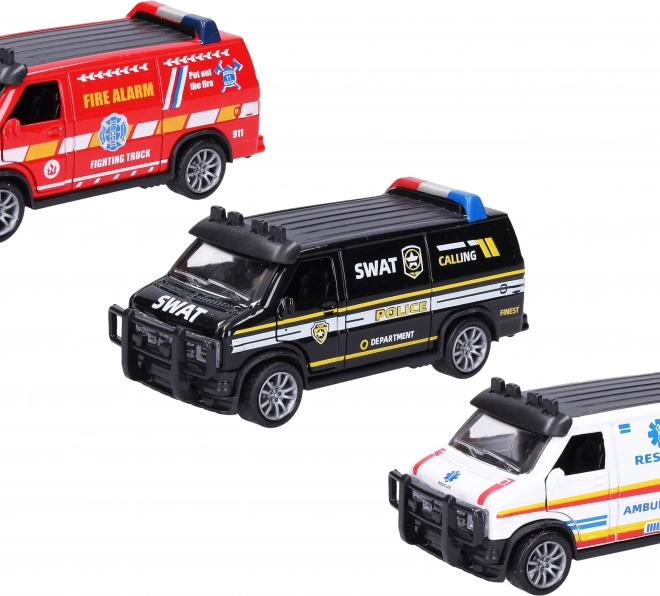 Kovové auto se zpětným natažením 11 cm