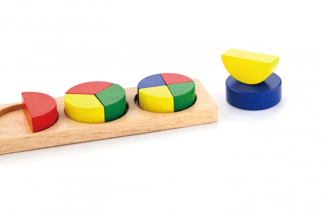 Dřevěná skládačka Viga Montessori matematika pro děti