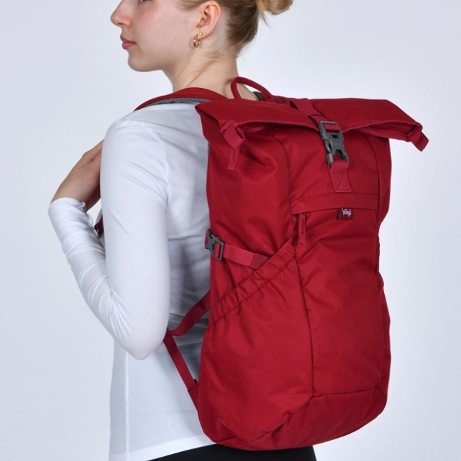 Baagl batoh Roll burgundy GRS