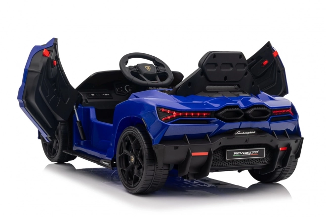 Dětský vůz lamborghini revuelto modrý