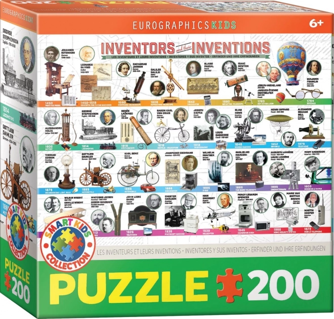 EUROGRAPHICS Puzzle Velké vynálezy 200 dílků