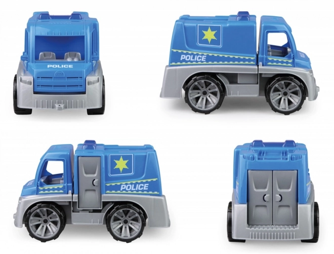 Policejní auto s figurkou
