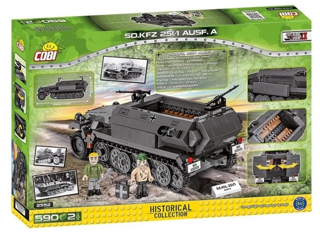COBI 2552 II WW Sd.Kfz 251/1 Ausf. A, 590 k, 2 f