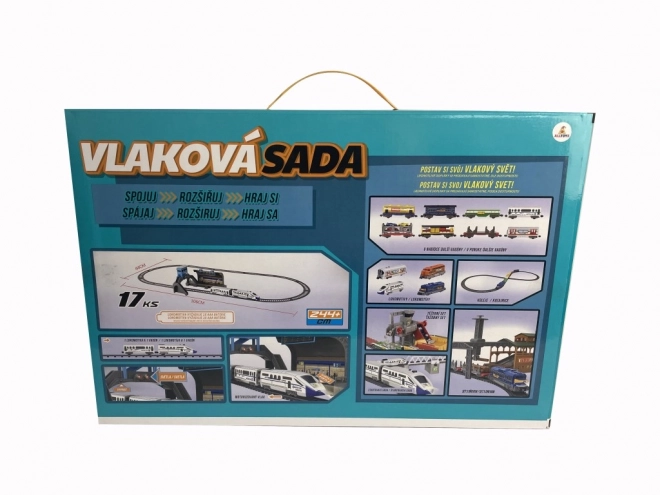 Vláčková sada s délkou 244 cm
