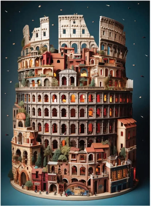 Puzzle Koloseum 1000 dílků
