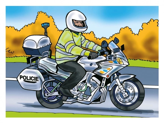 Omalovánky Policie