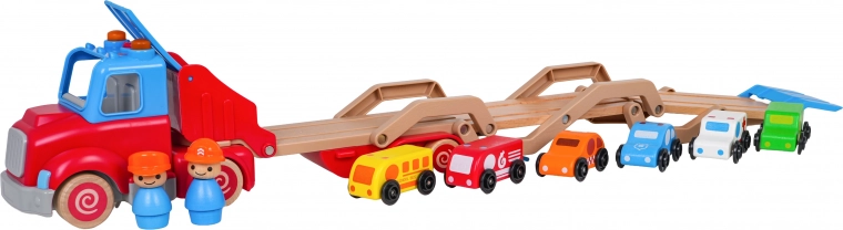 6 autíček a 2 figurky