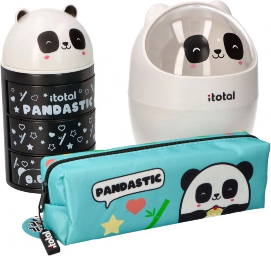 Mini koš na stůl Panda