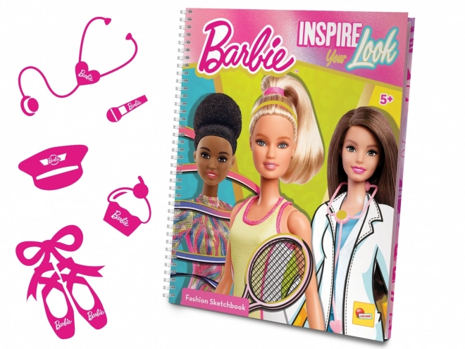 Kreativní skicář Barbie Inspire Your Look