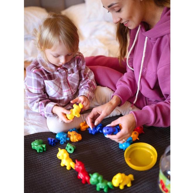 Woopie Montessori jednorožci - vzdělávací sada Dopasuj Literki