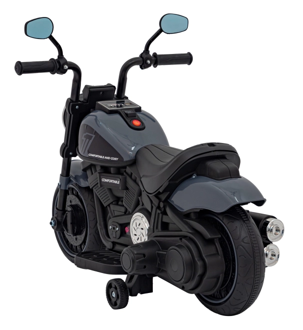Motocikel Chopper FASTER – Šedý
