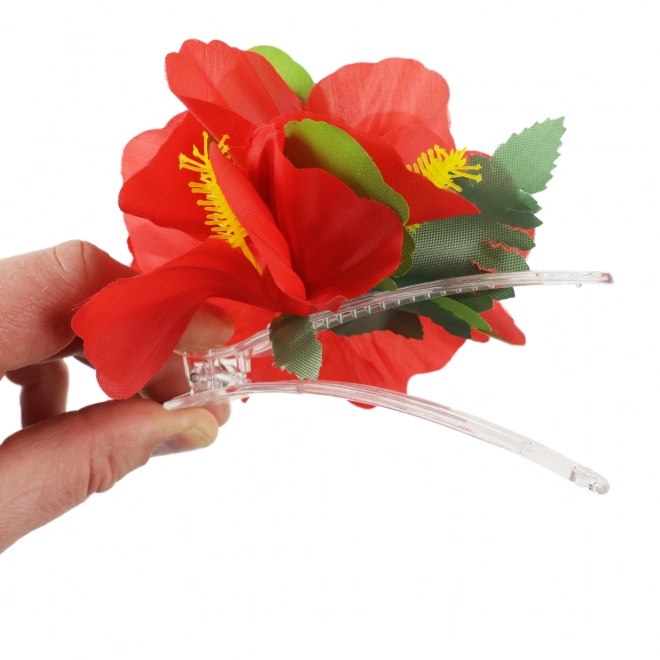 Květinová sponka do vlasů Hibiscus
