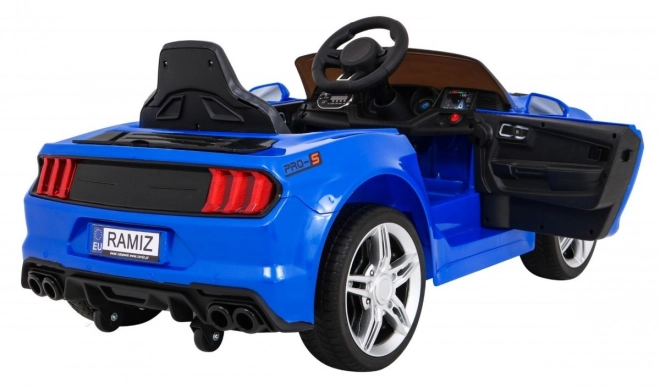 Dětské modré elektrické auto GT Sport s dálkovým ovládáním