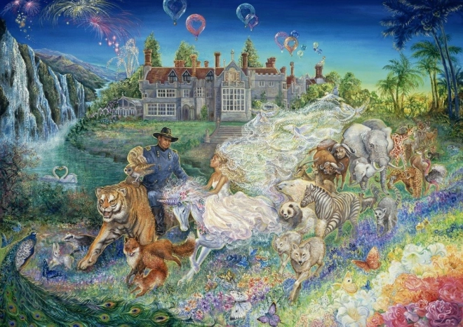 Puzzle Pohádková svatba 2000 dílků