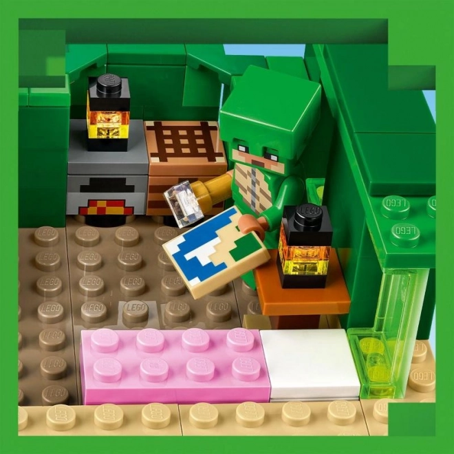 Minecraft Turtle Domek na pláži