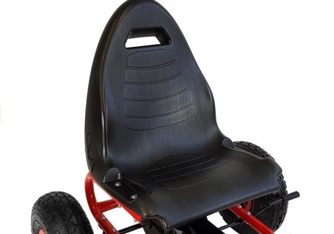 Šlapací motokára červená