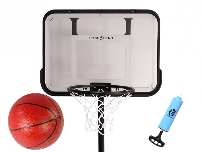 Basketbalový koš Zahradní míč černý 3 m