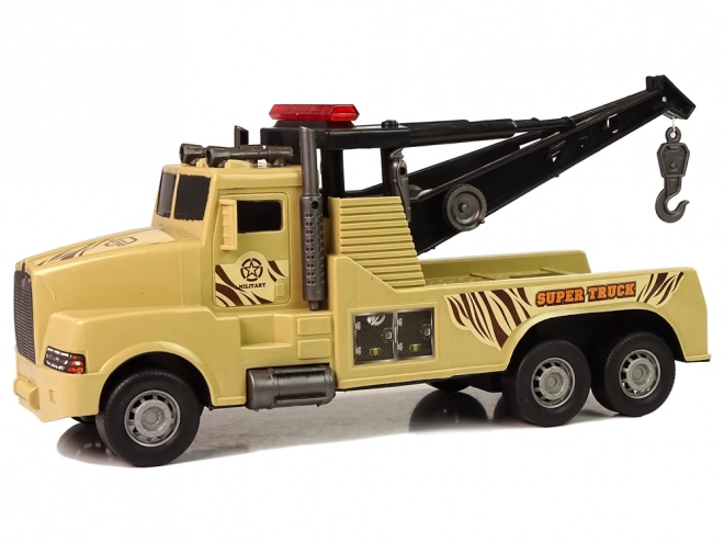 Auto Tow Truck Roadside Assistance 1:10 – Rope Military Brown