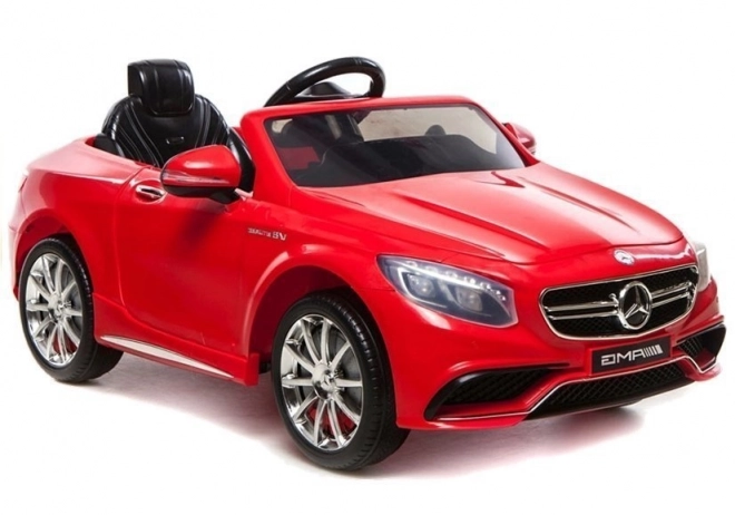 Dětské auto na baterie Mercedes S63 AMG červené