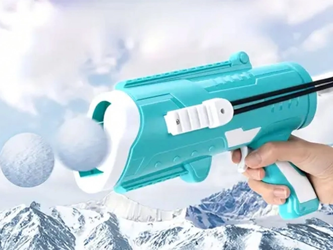 Sada 6v1 na sněhové koule s pistolí a formami pro děti