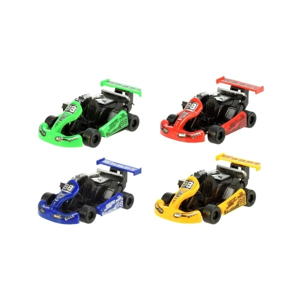 Plastová motokára 9cm - různé barvy