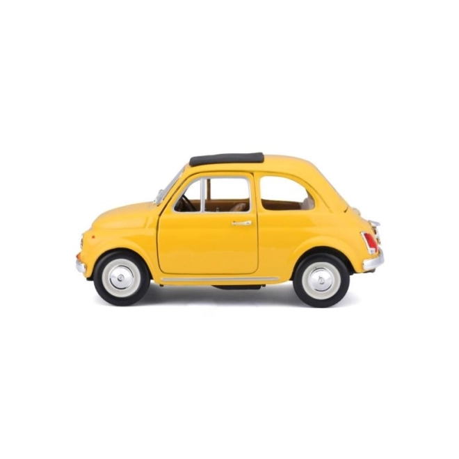 Bburago model auta Fiat 500 F 1965 žlutý 1:24