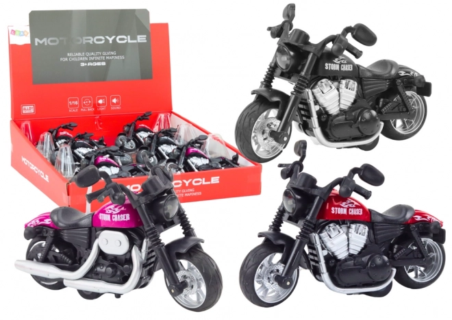 Motorka Storm Chaser s třecím pohonem