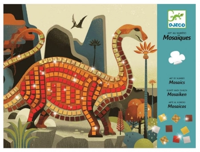 Mozaikové obrázky Dinosauři od Djeco