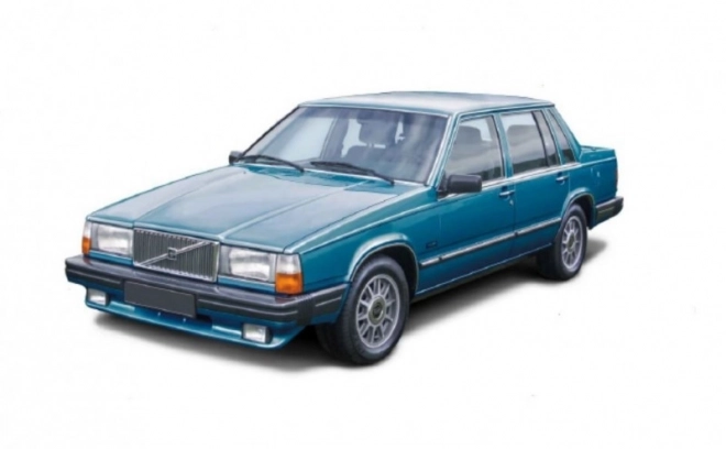 Model k montáži Volvo 760 GLE