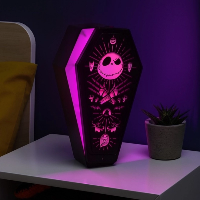 3D světlo Nightmare Before Christmas ve tvaru rakve