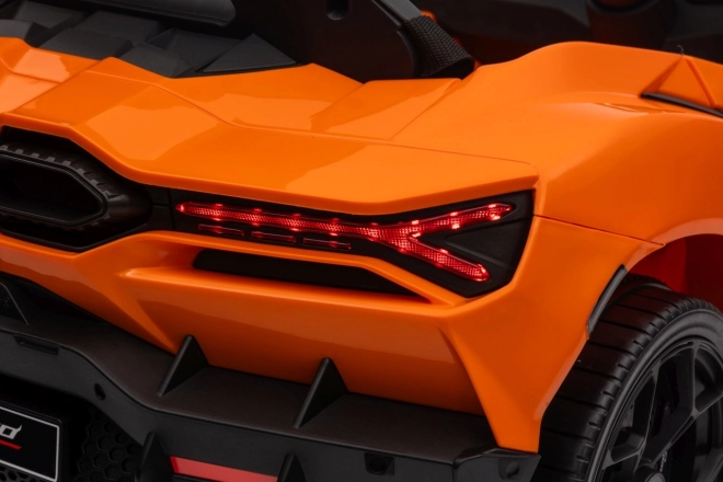 Dětské elektrické auto Lamborghini Revuelto oranžové