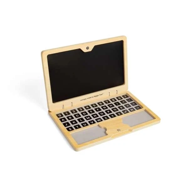 Dřevěný magnetický notebook