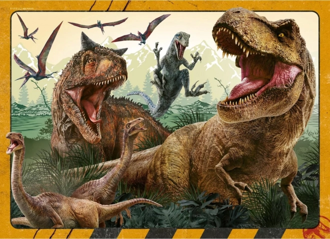 Ravensburger puzzle Jurassic World set 4x100pcs