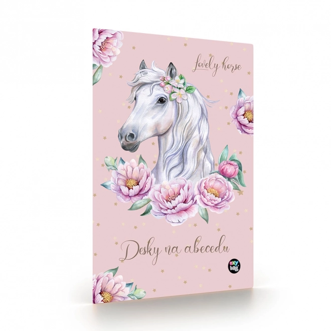 Desky na písmenka Kůň Romantic