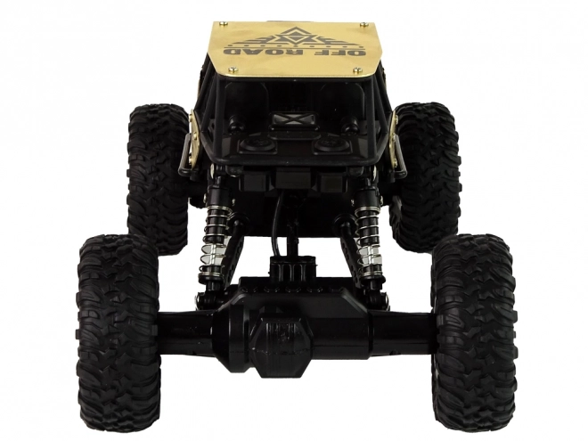RC auto High Wheels 1:18 plastové černé zlaté