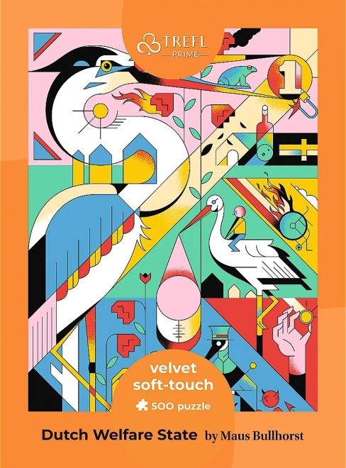 Puzzle 500 prvků UFT VELVET Nizozemský sociální stát