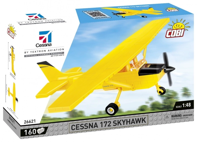 Cessna 172 Skyhawk stavebnice žlutá